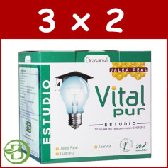 Pack 3x2 Vitalpur Study 20 Ampoules Drasanvi