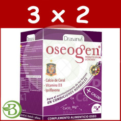 Pack 3x2 Oseogen Bone Food 72 Gélules Drasanvi