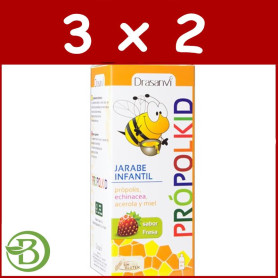 Pack 3x2 Propolkid Jarabe 150Ml. Drasanvi