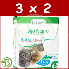 Pack 3x2 Ajo Negro 24 Cápsulas Drasanvi