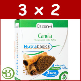 Pack 3x2 Canela 60 Cápsulas Drasanvi