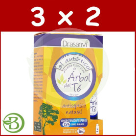 Pack 3x2 Aceite De Árbol De Té 100% 18Ml. Drasanvi