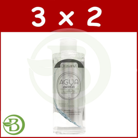 Pack 3x2 Agua Micelar 250Ml. Drasanvi