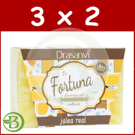 Pack 3x2 Jabón Jalea Real 100Gr. Drasanvi