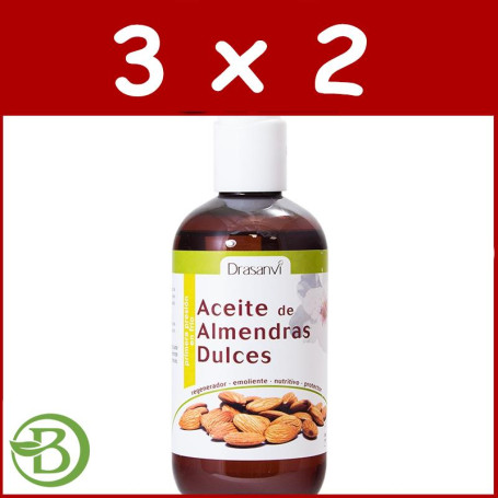 Pack 3x2 Aceite De Almendras 500Ml. Drasanvi