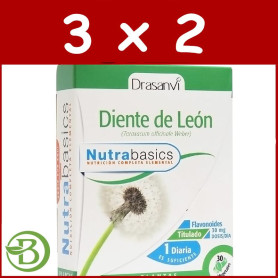 Pack 3x2 Diente De León 30 Cápsulas Drasanvi