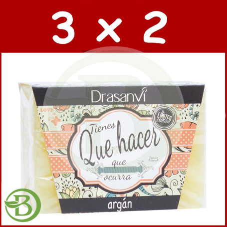 Pack 3x2 Jabón Argán 100Gr. Drasanvi