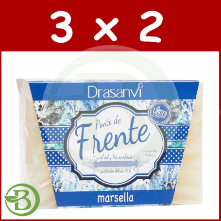 Pack 3x2 Jabón Marsella 100Gr. Drasanvi