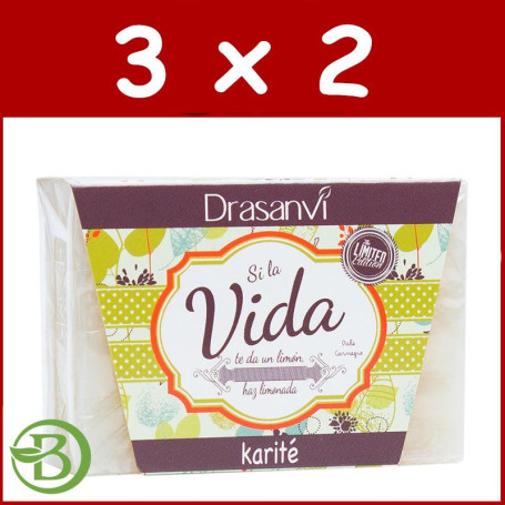 Pack 3x2 Jabón Karité 100Gr. Drasanvi