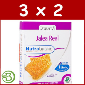 Pack 3x2 Jalea Real 1000Mg. 30 Cápsulas Drasanvi