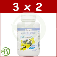 Pack 3x2 Huile d&#39;Onagre 200 Perles 500Mg. Drasanvi