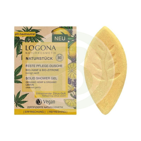 Gel Douche Solide Chanvre Bio &amp; Citron Bio Logona