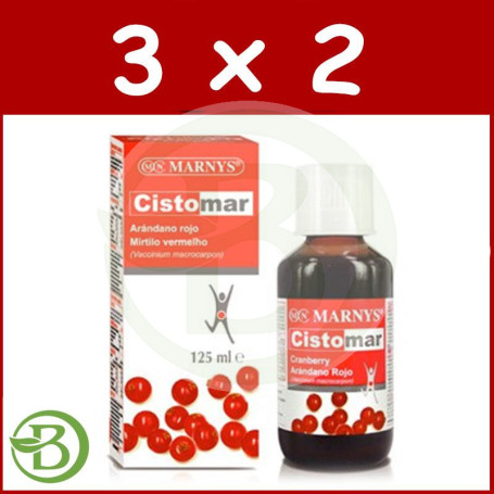 Pack 3x2 Cistomar Jarabe 125Ml. Marnys