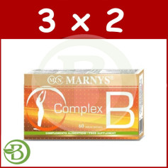 Pack 3x2 Complexe B (Vitamines) Marnys