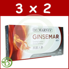 Pack 3x2 Ginseng Coréen Marnys