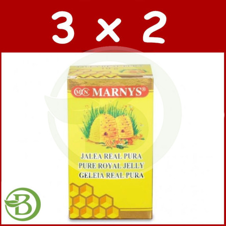 Pack 3x2 Jalea Real Pura 40Gr. Marnys