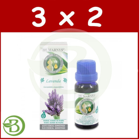 Pack 3x2 Aceite Esencial de Lavanda Marnys