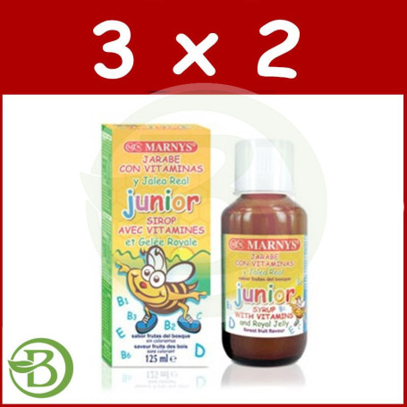 Pack 3x2 Multivitamínico Junior 125Ml. Marnys