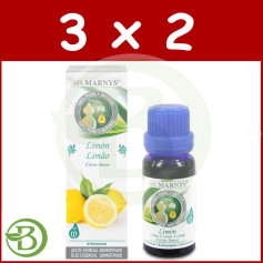 Pack 3x2 Huile Essentielle Alimentaire de Citron 15Ml. marnys