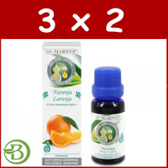 Pack 3x2 Huile Essentielle Alimentaire Orange 15Ml. marnys