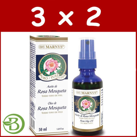 Pack 3x2 Aceite de Rosa Mosqueta 50Ml. Marnys