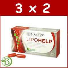 Pack 3x2 Lipohelp 60 Gélules Marnys