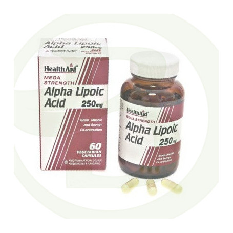 Ácido Alfa Lipoico 250Mg. Health Aid