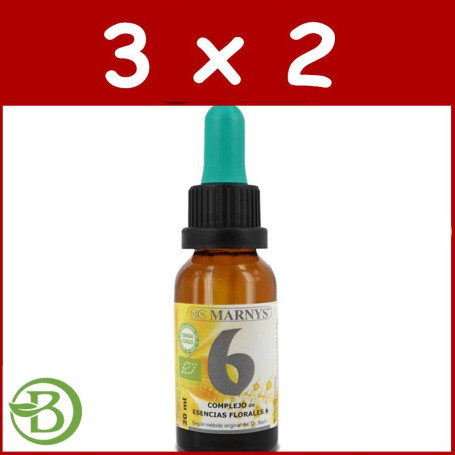 Pack 3x2 Fórmula 6 Voluntad 20Ml. Marnys