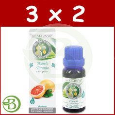 Pack 3x2 Pamplemousse Alimentaire Huile Essentielle 15Ml. marnys