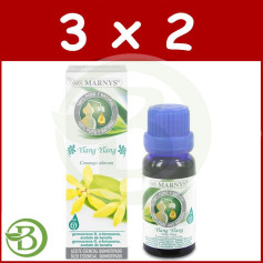 Pack 3x2 Huile Essentielle Alimentaire d&#39;Ylang Ylang 15Ml. marnys