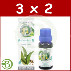 Pack 3x2 Huile Essentielle Alimentaire Eucalyptus 15Ml. marnys