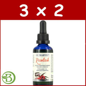 Pack 3x2 Aceite para Pestañas Ricinlash 50Ml. Marnys