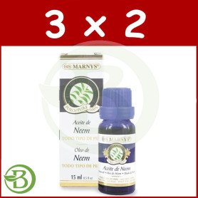 Pack 3x2 Aceite de Neem 15Ml. Marnys