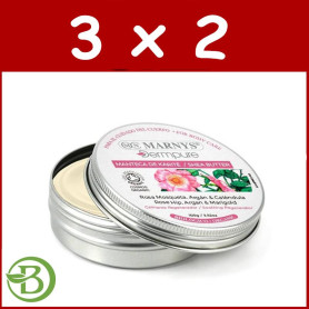 Pack 3x2 Manteca de Karité con Espino Amarillo y Caléndula 100Gr. Marnys