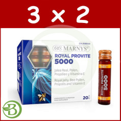 Pack 3x2 Royal Provite 5000 20 Ampoules Marnys