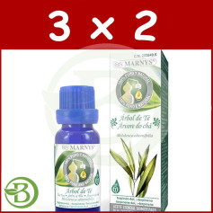 Pack 3x2 Huile Essentielle Tea Tree 15Ml Marnys