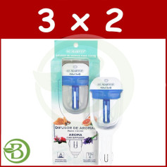 Pack 3x2 Diffuseur d&#39;Arômes pour Voiture Marnys