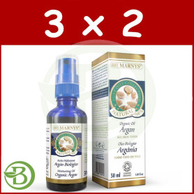 Pack 3x2 Aceite de Argán Bio 50Ml Marnys