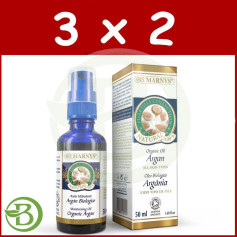 Pack 3x2 Huile d&#39;Argan Bio 50Ml Marnys