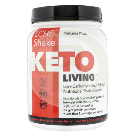 Shake au chocolat vivant Keto 675Gr. Nature´S Plus