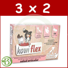 Pack 3x2 Kowi Flex, 60 Comprimés Kowi Nature