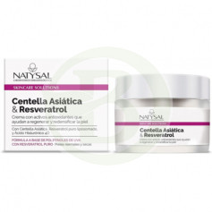 Crème Visage Centella Asiatica et Resvératrol 50Ml Natysal