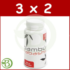 Pack 3x2 Bambou Tabashir 400Mg. 90 Gélules Plantis