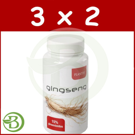 Pack 3x2 Ginseng 50 Cápsulas Plantis