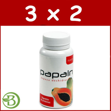 Pack 3x2 Papain 60 Cápsulas Plantis