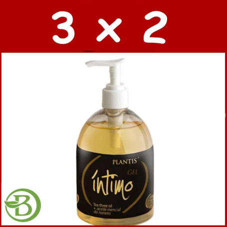 Pack 3x2 Gel Íntimo 500Ml. Plantis