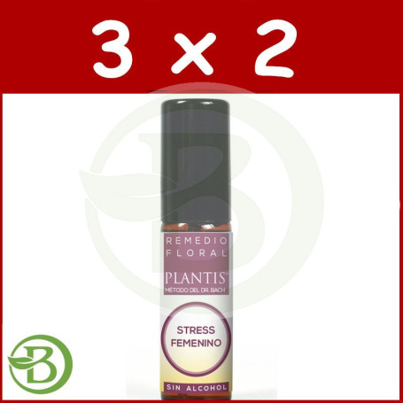 Pack 3x2 Stress Femenino Eco 20Ml. Plantis