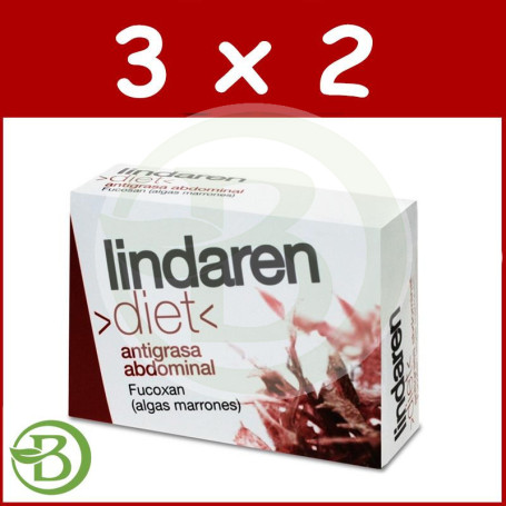 Pack 3x2 Fucoxan 30 Cápsulas Lindaren Diet