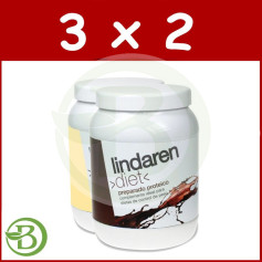 Pack 3x2 Chocolat Protein Mix 225Gr. Régime Linda Ren