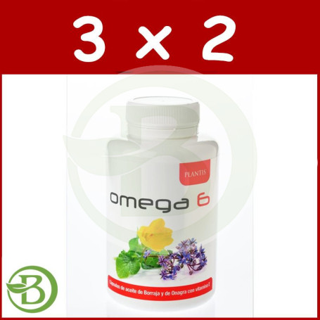 Pack 3x2 OMEGA 6 220 CAPSULAS PLANTIS